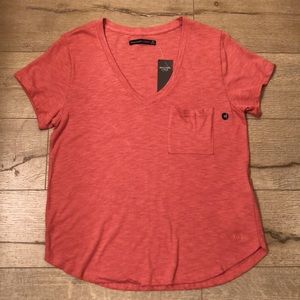 Coral Abercrombie & Fitch Women’s T-Shirt Size XS